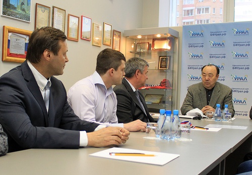 Рамиль Усманов на встрече с руководством БФ Урал